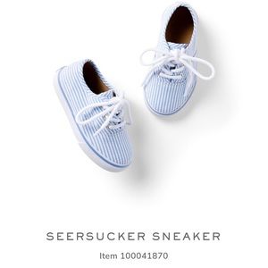 Janie and Jack seersucker sneaker